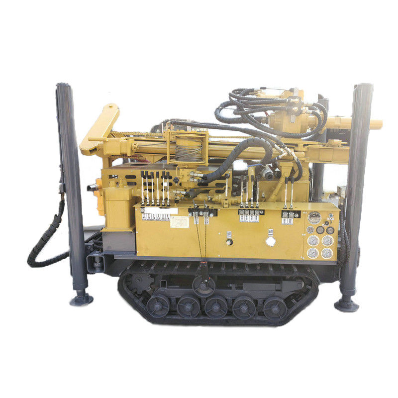 Máquina de perfuração de poços de água de profundidade de 180 m 77,3 kW Motor Crawler Rig de perfuração de poços de água