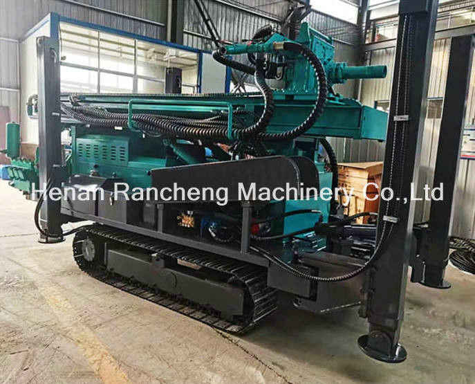 450m Profundidade 350mm Diâmetro Multifuncional Rig de perfuração Com 103KW Weichai Motor 6 cilindros