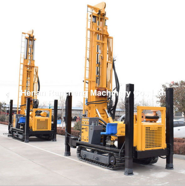 680m crawler drilling Hydraulic water well drilling rig multi functional drilling equipment with 154KW Cu-mmins engine