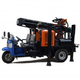 200m 22 HP Futian marca triciclo montado hidráulico DTH Rig de perfuração com maior potência de ar