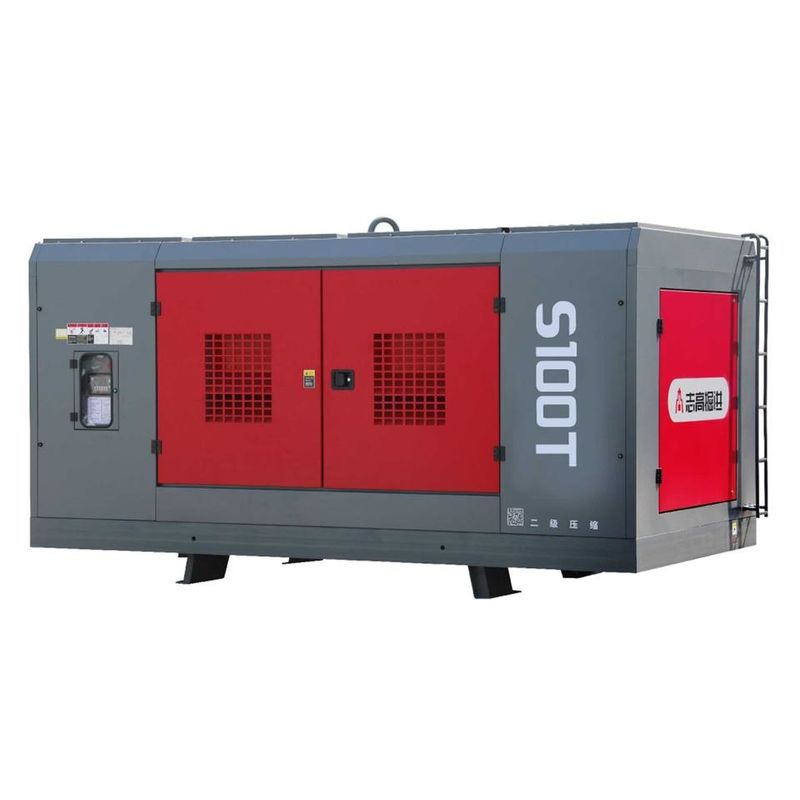 Pressão de trabalho 25bar Compressor de ar de perfuração 309KW Compressor de ar de tipo parafuso