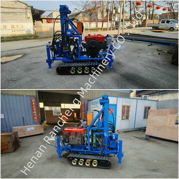 Pequeno cilindro de perfuração hidráulica de 160 m de profundidade máquina de escavação de água máquina de rastreamento montada no poço de água de perfuração Rig para venda