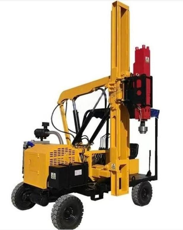 39KW Motor Máquina de condução de pilhas solares 50 - 300mm Diâmetro de perfuração 2,6m Altura da pilha