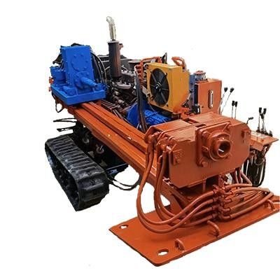 62KW Motor Diesel Mini Drill Rig HDD Hidráulico Poço de água de perfuração 2.2t