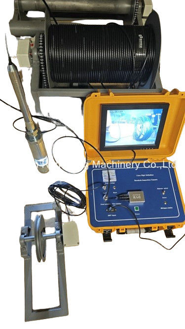 360° Lente lateral ângulo Borewell Camera Borehole Inspection Camera com 1200 TVL definição Pixels de câmera de baixa luz