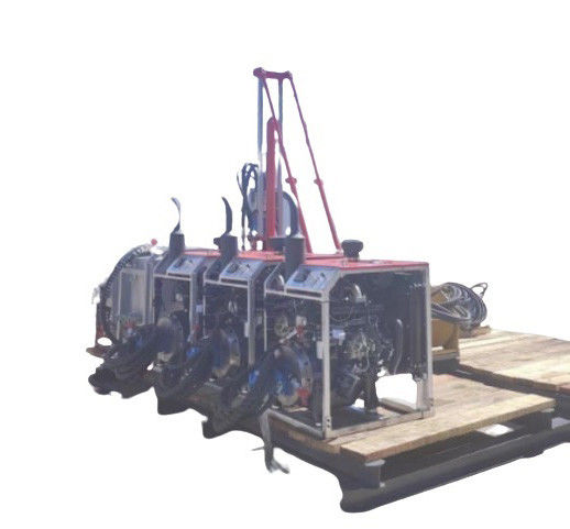 42KW Core Drilling Rig Pequeno Diamond Core Drill Rig Com 0-1200rpm Top Drive cabeça de rotação e 700KGS força de elevação