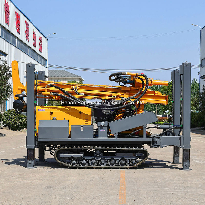 Máquina de perfuração de poços de água de 200 metros de profundidade de alto desempenho com motor diesel YuChai de 58 kW