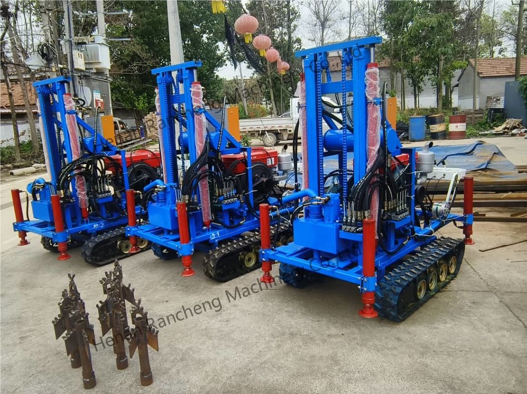 Máquina de perfuração de poços de água portátil de 160 m, de alto desempenho e leve, com motor de 35 cv