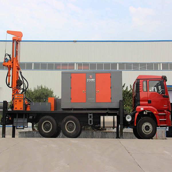 RCF200T Máquina hidráulica de perfuração de poços de água/200m Rig de perfuração de poços de água montado em caminhão/6X4 Rig montado em caminhão