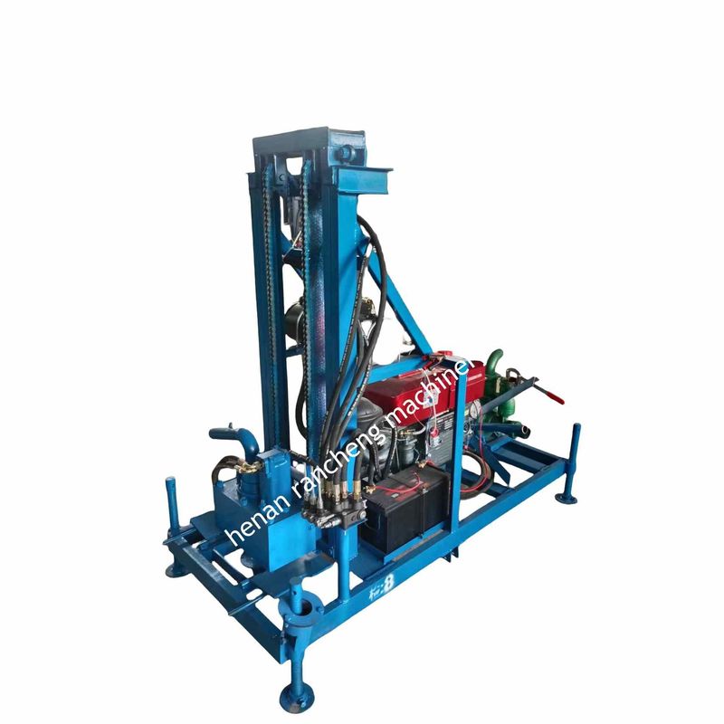Máquina de perfuração de poços de água portátil de alto desempenho 150 m de profundidade e 450 mm de diâmetro do buraco