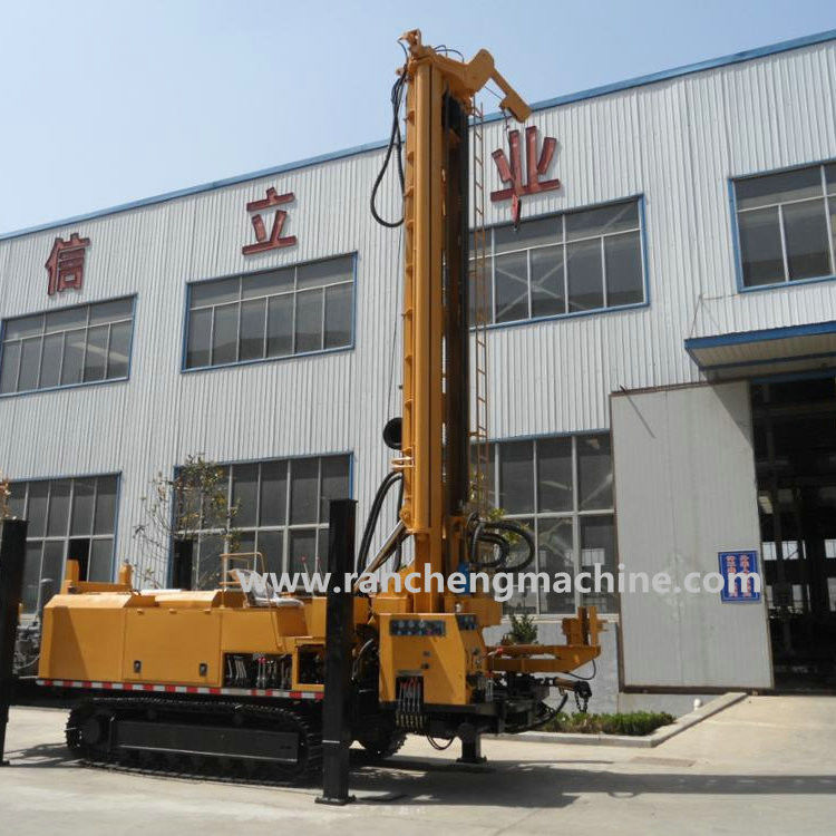 RCF800C 800m Rig de perfuração Cummins Motor de aço Crawler tipo