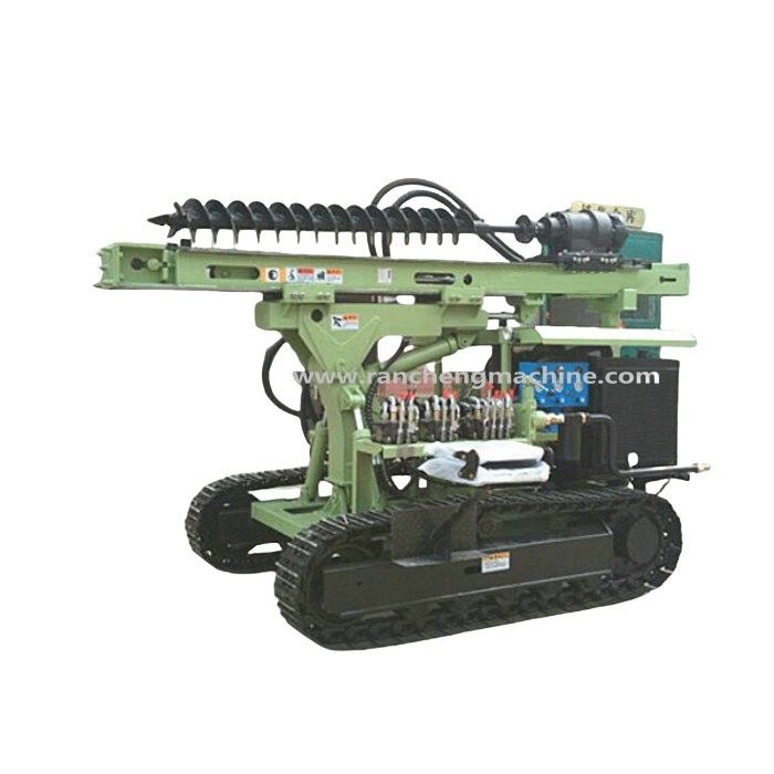 RC130Y Micro Pile Rig Excepcional 400mm Diâmetro de furo Ideal para versátil Poço de Água Auger pilha e DTH Perfuração