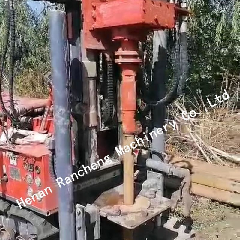 Máquina de perfuração de poços de água de buracos de 180 m / Máquina de perfuração de poços de água de tamanho pequeno