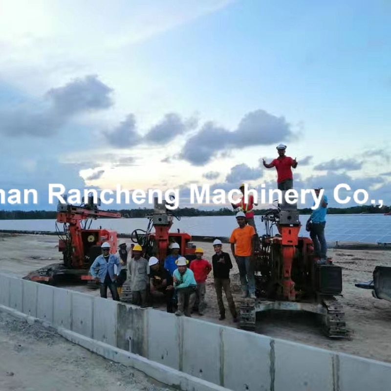 Citação do equipamento de perfuração hidráulica RC260Y Modelo tanto de perfuração rotativa quanto de encaixe de ramming para tubo de ramming de max 6m