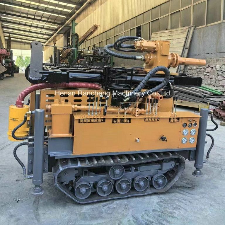 Máquina de perfuração hidráulica de poços de água de 150 m de profundidade 90-300 mm de diâmetro com força de elevação de 12 T