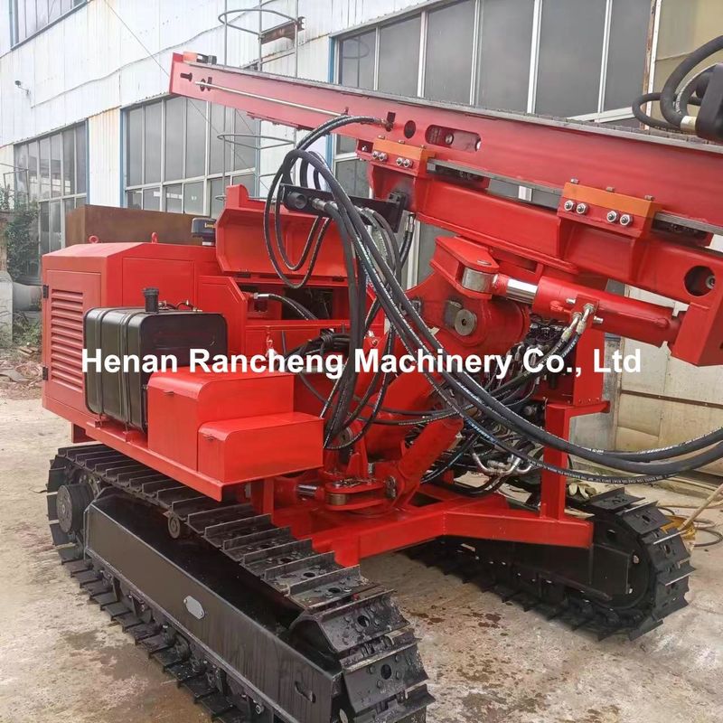 RC130Y Micro Pile Rig 400mm Diâmetro de perfuração Poço de água Auger Pile DTH Perfuração