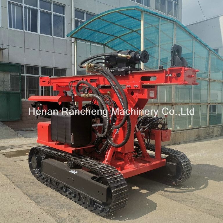 RC130Y Micro Pile Rig 400mm Diâmetro de perfuração Poço de água Auger Pile DTH Perfuração
