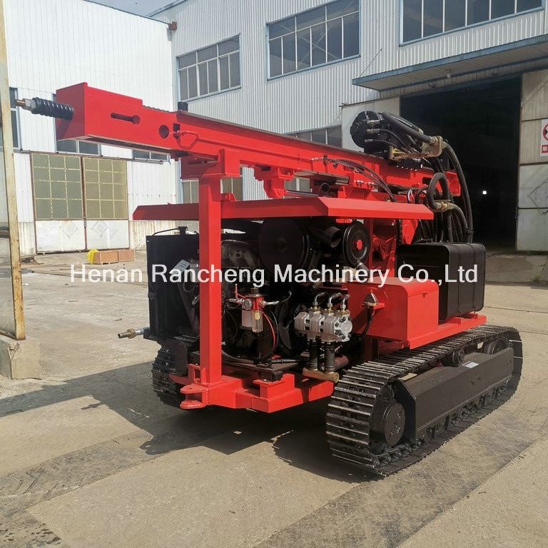 RC130Y Micro Pile Rig 400mm Diâmetro de perfuração Poço de água Auger Pile DTH Perfuração