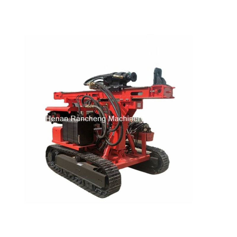 RC130Y Micro Pile Rig 400mm Diâmetro de perfuração Poço de água Auger Pile DTH Perfuração