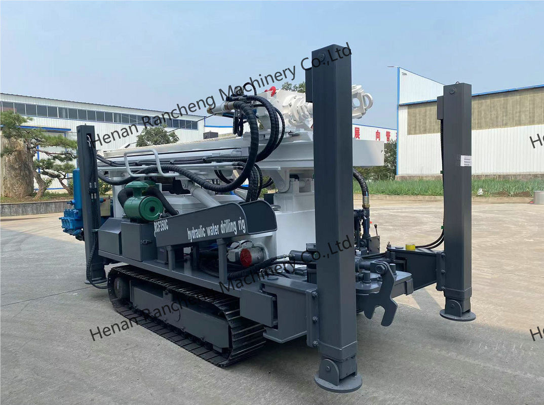 Máquina de perfuração de poços de água de 1000 m de profundidade 105 mm - 800 mm Dia 179KW Rig de perfuração de poços profundos