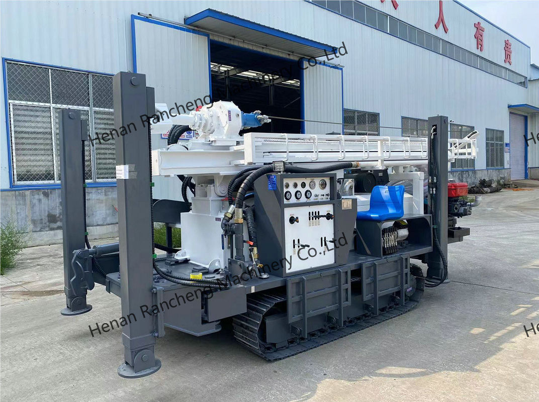 Máquina de perfuração de poços de água de 1000 m de profundidade 105 mm - 800 mm Dia 179KW Rig de perfuração de poços profundos