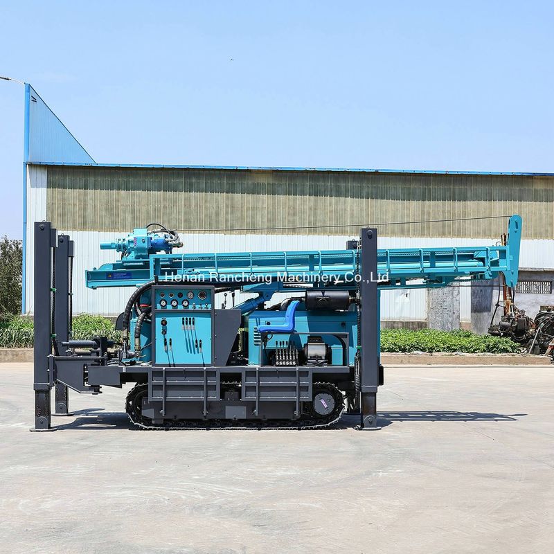 Profundidade de perfuração 280m Máquina de perfuração de poços de água de rocha profunda com motor de 70KW