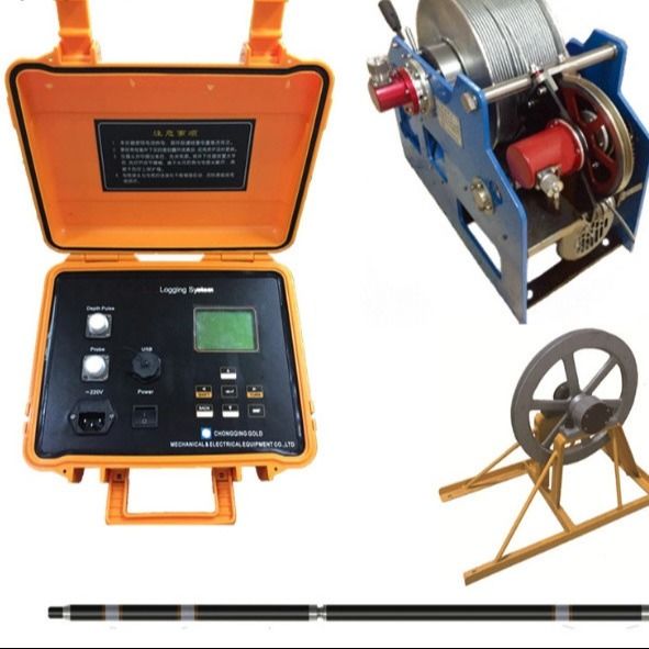 Equipamento de exploração de poços de 300 m RCQ-2D com sonda Gamma de densidade lateral JMZD-2D