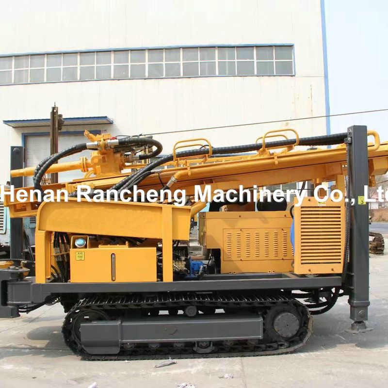 Profundidade de 1000 m. Poço de água profunda Máquina geotécnica de exploração com motor Cummins de 194 kW