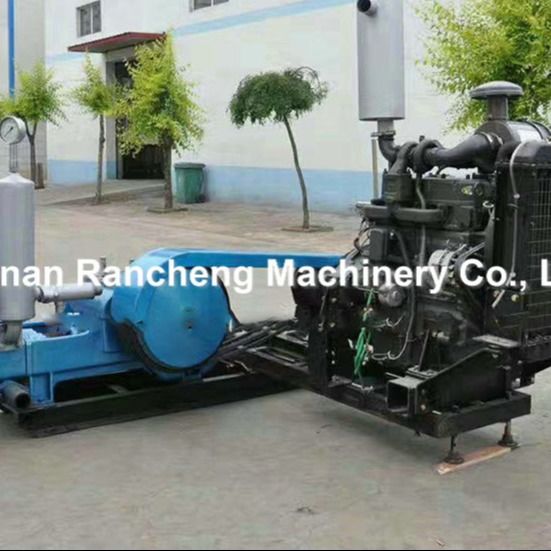 Bomba de lama de tipo motor diesel Max 600L/Min Bomba de pistão tricilíndrica horizontal duplo papel Penthouse Detroit