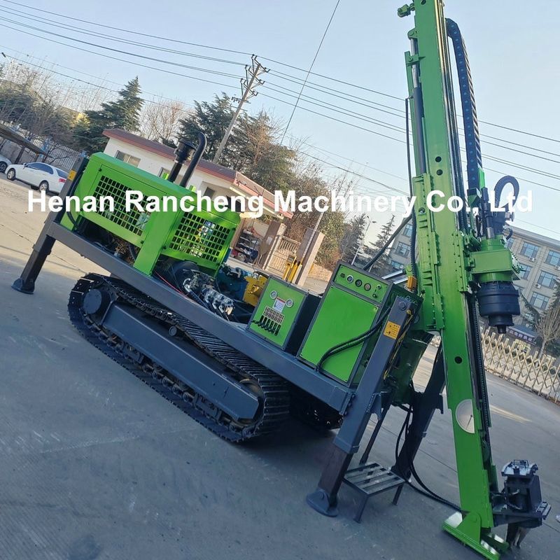 Profundidade máxima de perfuração 1200m Rig de perfuração de núcleo hidráulico completo com motor diesel de 92KW
