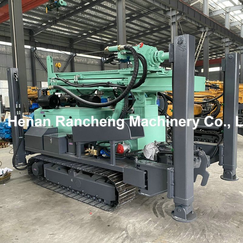 Profundidade de perfuração 350m Máquina de perfuração de poços de água com motor Yuchai de 91 kW