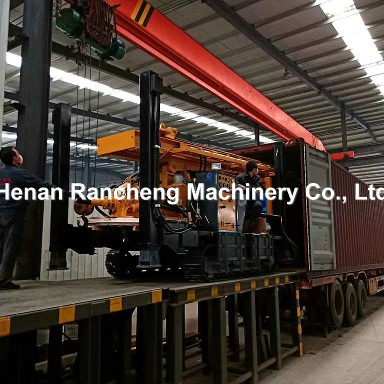 Máquina de mineração de poços de rocha de 800 m de tamanho geotécnico hidráulico