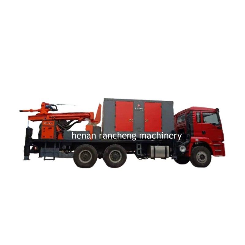 DTH camião máquina de perfuração de poços de água com compressor de ar para 200m