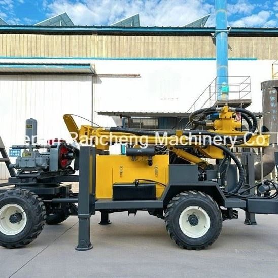 RCF220W 220m Veículo de 4 rodas montado Rig de perfuração de poços de água à venda Poços portáteis