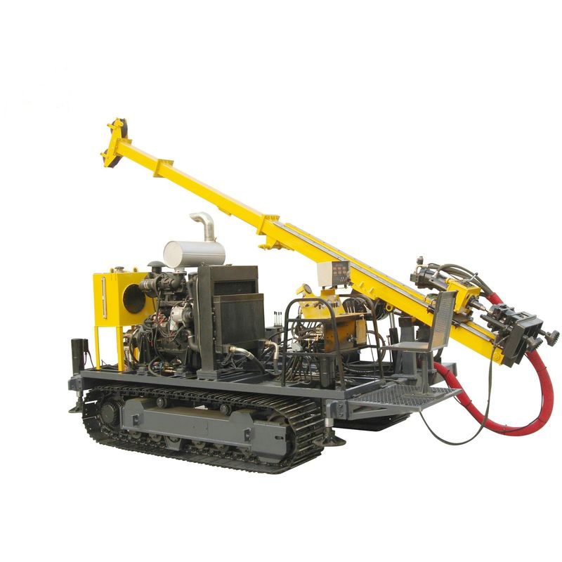 2200 rpm Velocidade Rig de perfuração de núcleo de rastreador hidráulico Alimentado por 74KW Cummins motor a diesel