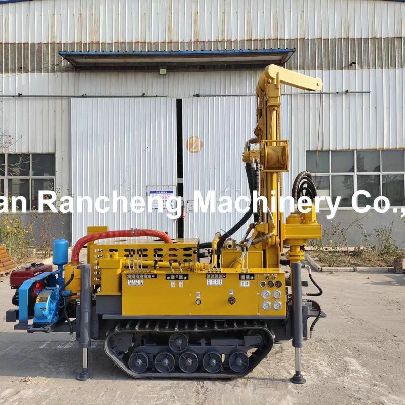 150 m de profundidade Compacto portátil Crawler Rig de perfuração para projetos de poços de água