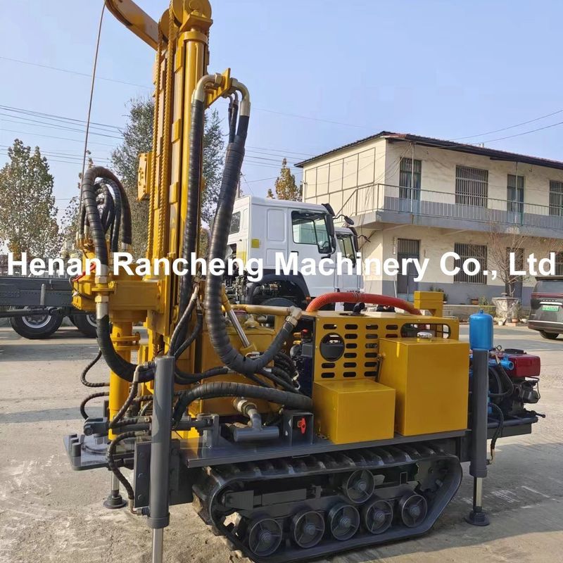 150 m de profundidade Compacto portátil Crawler Rig de perfuração para projetos de poços de água