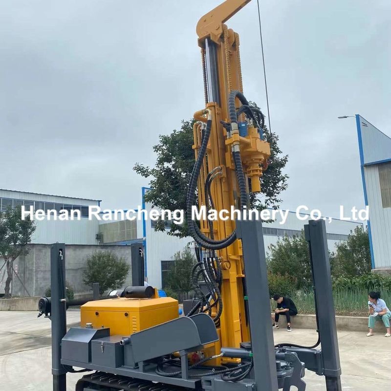 Máquina de perfuração de poços de 200 m/Borewell/Hydraulic Crawler Mounted Pneumatic Water Well Drilling Rig Machine For Sale