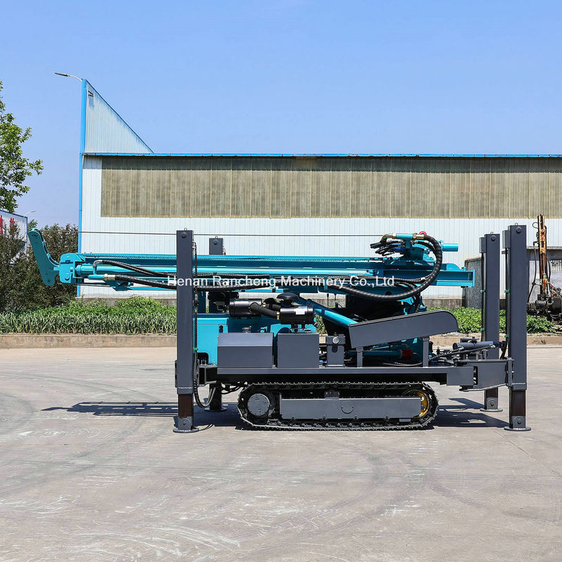 Máquina de perfuração de poços de água sobre esteiras de aço RCF280C, perfuradora de poços subterrâneos com profundidade de 280m
