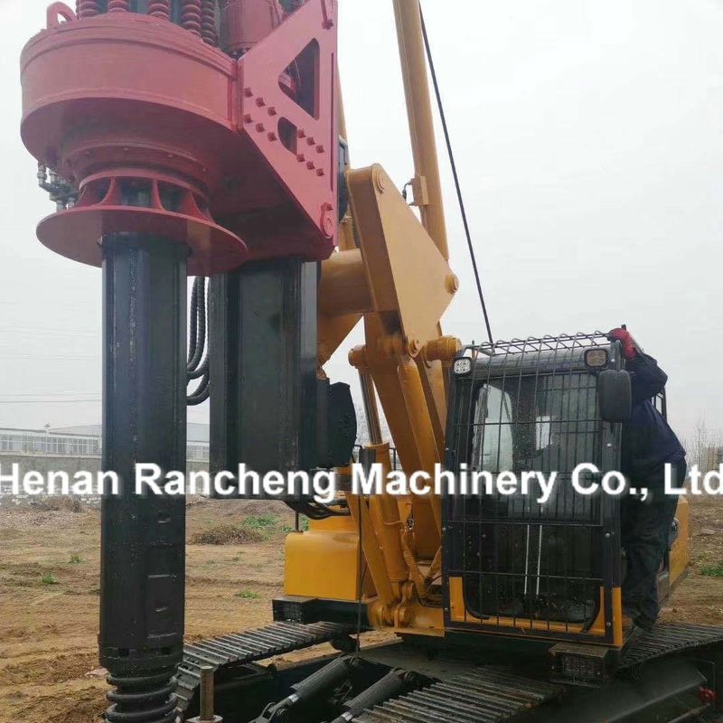 20m Rotary Drilling Rig Operação inteligente e ponto de exibição e painel de controle táctil