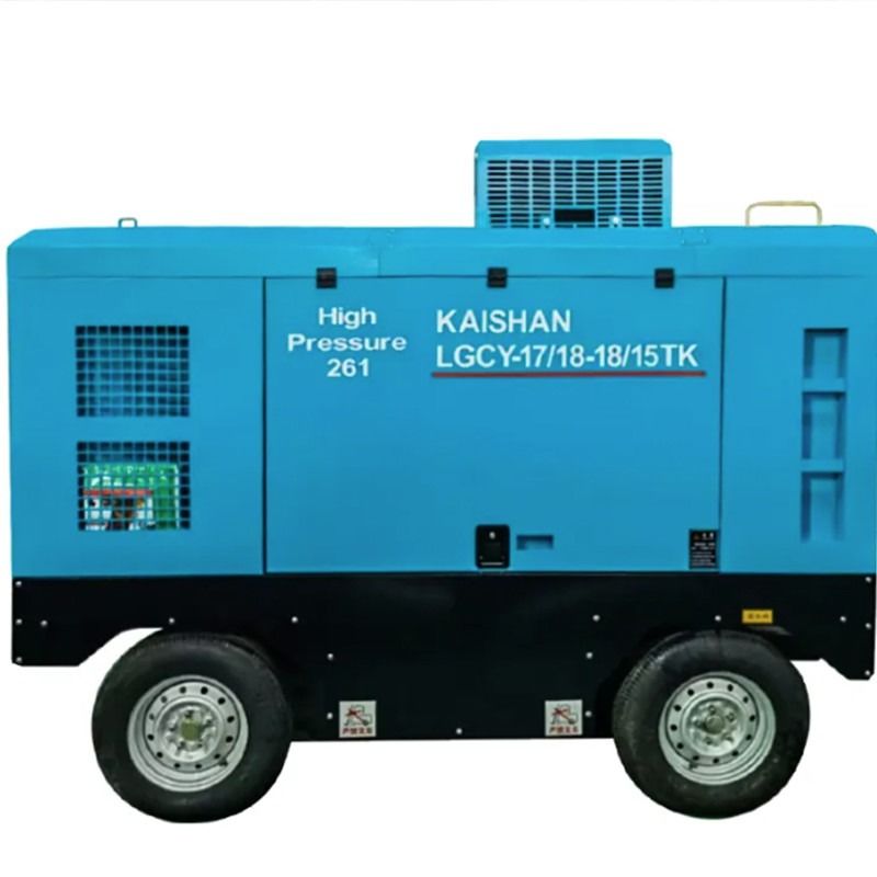 CAISHAN LGCY Compressor de ar de parafusos pequenos a diesel para mineração e perfuração de poços de água
