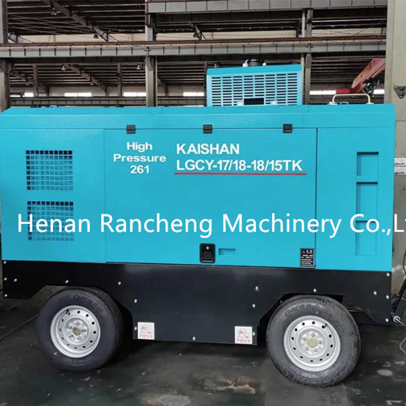 CAISHAN LGCY Compressor de ar de parafusos pequenos a diesel para mineração e perfuração de poços de água