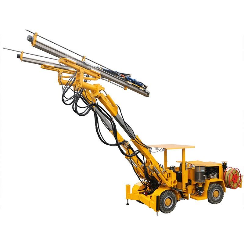 RCZ-22J All Hydraulic Tunneling Jumbo Drilling Rig 3880mm Profundidade de perfuração Com 93KW / 125HP Potência do motor diesel