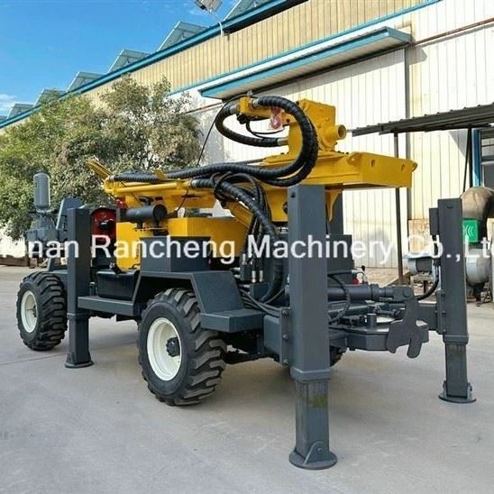 RCF220W 65KW Motor Poço de Água Trailers Rodas Tipo DTH Poço de Água