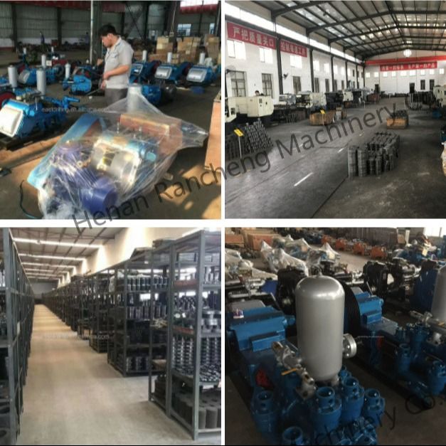 185KW Potência 7MPa Pressão máxima Bomba de lama de perfuração para projetos de poços de água profunda de 1000m 7200kg
