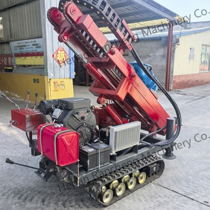 RCKM-30S Pequeno condutor de pilhas hidráulicas para instalação de pilhas solares com motor a gasolina de 28 HP