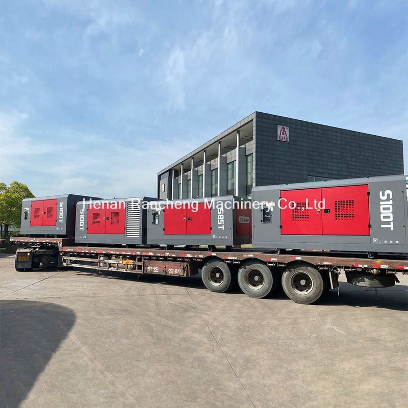 Capacidade de ar 31m3/min S100T Compressor de ar Pressão de trabalho 25bar Com motor Xichai de 309KW