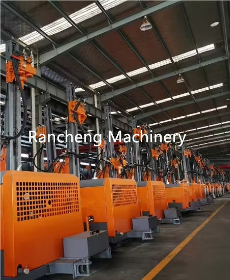 Equipamento de Perfuração DTH Separado Hidráulico de Superfície para Mineração a Céu Aberto