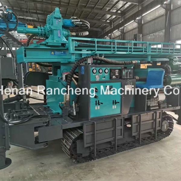 Máquina perfuratriz de poços de água sobre esteiras RCF450C para perfuração de poços profundos de 450m para mineração, confiável e eficiente