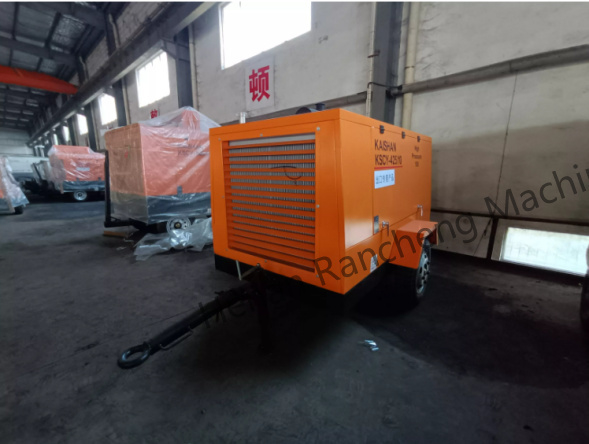 KSCY-400/14.5K 400cfm diesel compressor de ar de parafuso portátil com motor Cummins